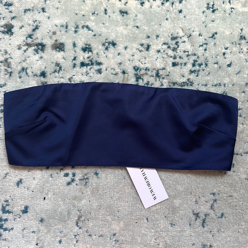 WeWoreWhat Navy Bandeau